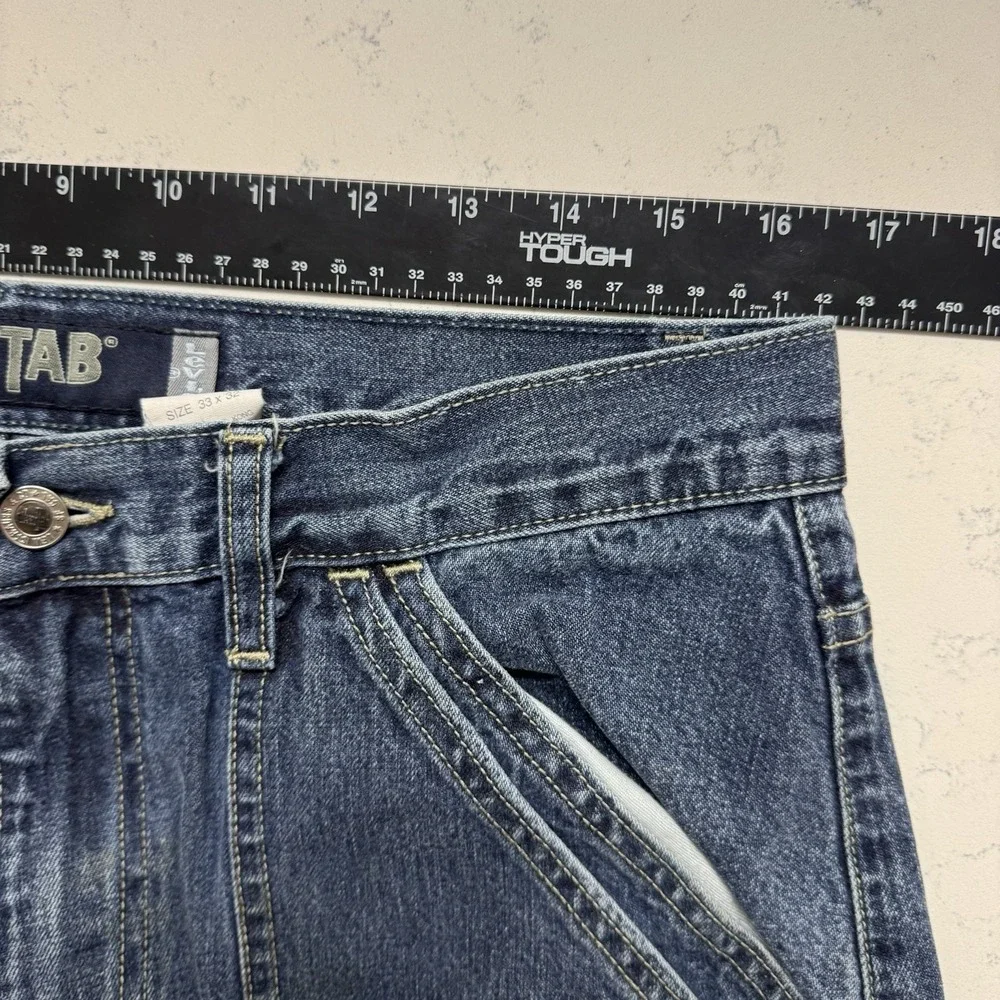 Vintage 90s Y2K Levi's Silvertab Baggy Loose Denim‎ Jeans Men's Size 33x31